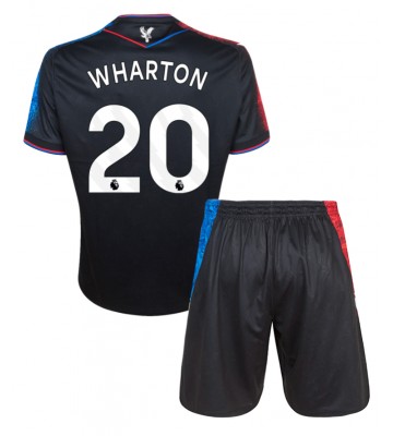 Crystal Palace Adam Wharton #20 Alternativní dres komplet pro Děti 2024-25 Krátkým Rukávem (+ Krátké kalhoty)
